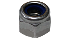 M4-0.7 Nylon Insert Locknuts / 18-8 Stainless Steel (A2)  / High Hex Type / DIN982