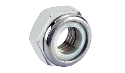 1/2"-13 Nylon Insert Lock Nut / 18-8 Stainless Steel / Passivated / Light Hex Standard