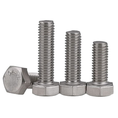 M24-3.00 x 230mm Hex Cap Screws, Partial Thread / A2 Stainless Steel / A2-70 / Passivated