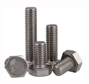 M8-1.25 x 80mm Hex Cap Screws, Full Thread / Stainless Steel / A4-70 / Passivated / ISO 3506-1 A4-70; DIN 933; ASME B18.2.1