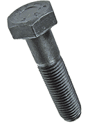 M14-1.50 x 50mm Hex Cap Screws, Partial Thread / Class 10.9 Steel / Plain / ISO 898-1 Class 10.9; DIN 960; DIN 931