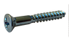 #6x2" FLAT HEAD PHIL x 2" Phillips Flat Head Wood Screw / Steel / Zinc / ASME B18.6.1