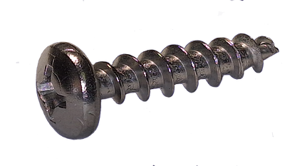 #7 x 3/4" Deep Thread Wood Screws / Phillips / Pan Head / 18-8 Stainless Steel / Passivated