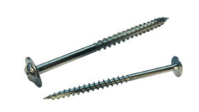 #10-9 x 3" Wood Screws / Phillips / Round Head / Low Carbon Steel / Zinc