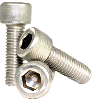 5/16"-18 x 1" Socket Head Cap Screws, Full Thread / 18-8 Stainless Steel / Passivated / Made in USA / DFAR Compliant