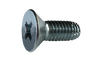 1/4"-20 x 1" Type F Thread Cutting Screws / Phillips / Flat Head / Steel / Zinc / ASME B18.6