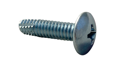 #4-40 x 1/4" Type F Thread Cutting Screws / Phillips / Truss Head / Low Carbon Steel / Zinc