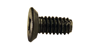 #4-40 x 5/16" Type F Thread Cutting Screws / Phillips / Flat Undercut Head / 18-8 Stainless Steel / Black Oxide