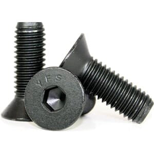 Flat Head Cap Screws / Socket Head / Steel / Black Oxide