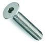 Flat Head Cap Screws / Socket Head / Steel / Zinc