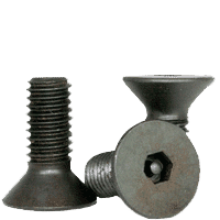 Flat Head Cap Screws / Steel / Black Oxide