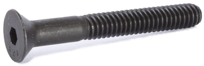 3/8"-24 x 2 3/4" Flat Head Cap Screws, Partial Thread / Alloy Steel / Thermal Black Oxide
