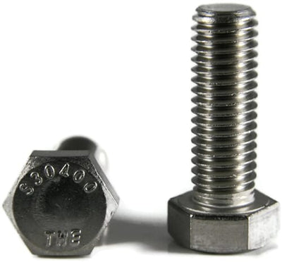 7/16"-14 x 1 3/4" Hex Cap Screws, Full Thread / 18-8 Stainless Steel / Passivated