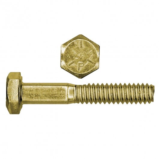 Hex Cap Screws / Steel / Grade 5 / Zinc Yellow