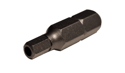 1/8 x 1" Hex Pin-In Tamper Resistant Insert Bits / 1/4" Hex Shank / M2 High Speed Steel