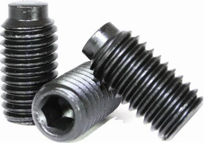 #8-36 x 5/16" Half Dog Point Socket Set Screws / Alloy Steel / Thermal Black Oxide