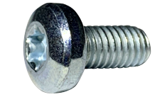 M1.#6-0.35 x 12 mm Machine Screws / Six-Lobe (Torx®) / Pan Head / Class 8.8 Steel / Zinc / ISO14583