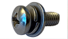 M5-0.8 x 8 mm SEMS Screws / Double Washer / Phillips / Pan Head / 18-8 Stainless Steel