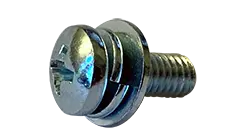 M4-0.7 x 20 mm SEMS Screws / Double Washer / Phillips / Pan Head / Steel / Zinc