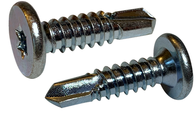 #10 x 5/8" Torx Pancake Head Self-Drilling Screws, Full Thread / Low Carbon Steel / Zinc