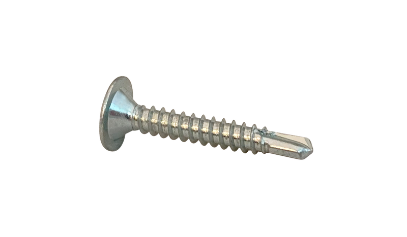 #10 x 1 1/2" Self-Drilling Screws / Six-Lobe (Torx®) / Wafer Head / Steel / Zinc