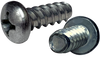 #6-32 x 1" Phillips Pan Head Self-Tapping Screws, Full Thread / Low Carbon Steel / Zinc / ASME B18.6