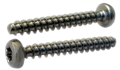#2-56 x 3/16" Trilobe Thread Forming Screws for Metal / Torx/Six-Lobe / Pan Head / 18-8 Stainless Steel / Passivated