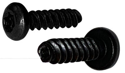 #10 x 5/8" Thread Forming Screws for Plastics (48-2) / Torx/Six-Lobe / Pan Head / Low Carbon Steel / Black Oxide