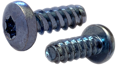 1/4"-20 x 1" Thread Forming Screws / Slotted / Pan Head / Low Carbon Steel / Zinc