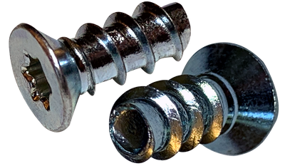 M3-1.5 x 6 mm Thread Forming Screws for Plastics 45 / Torx/Six-Lobe / Flat Head / Low Carbon Steel / Zinc
