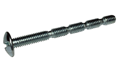 M4-0.7X45 MACHINE SCREW COMBO BREAKAWAY ZINC