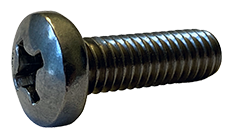 M3-0.5 x 14 mm Machine Screws / Phillips / Pan Head / 18-8 Stainless Steel / DIN7985A