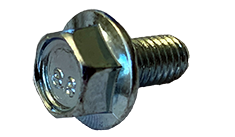 M6-1.0 x 16 mm Hex Flange Bolts / Serrated / Grade 8.8 / Zinc / DIN6921