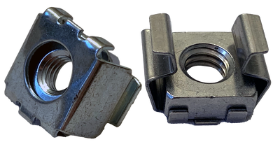 M6-1.0 Cage Nuts / Low Carbon Steel / Zinc / C7956-M61-3B