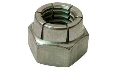 M6-1.0 Full Height Flex Locknuts / Low Carbon Steel / Cadmium / Made in USA