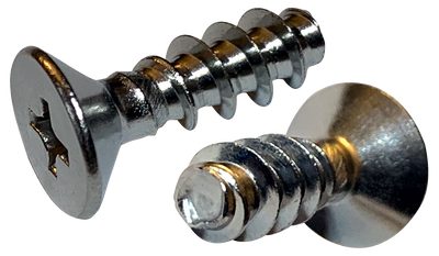 M4-1.79 x 20 mm Type PT Style Thread Forming Screws / Phillips / Flat Head / A2 Stainless Steel / Passivated