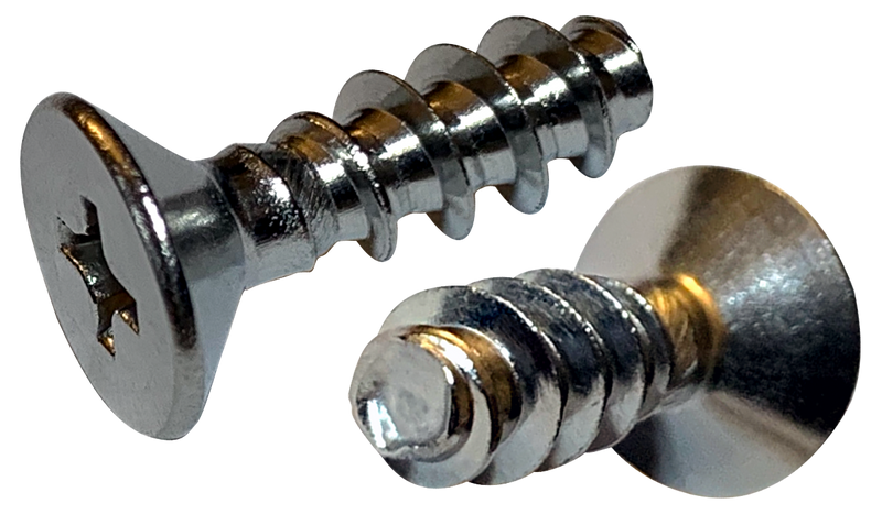 M4-1.79 x 30 mm Type PT Style Thread Forming Screws / Phillips / Flat Head / 18-8 Stainless Steel (A2)