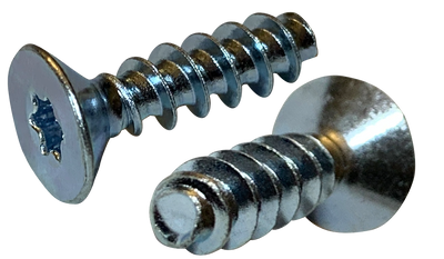 M6-2.69 x 18 mm Type PT Style Thread Forming Screws / Torx/Six-Lobe / Flat Head / Low Carbon Steel / Zinc