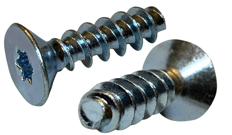 M2.#5-1.12 x 10 mm Type PT Style Thread Forming Screws / Six-Lobe (Torx®) / Flat Head / Steel / Zinc