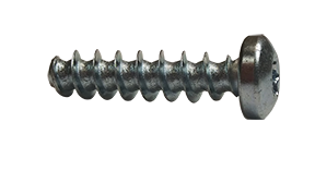 M2.#2-0.98 x 10 mm Type PT Style Thread Forming Screws / Six-Lobe (Torx®) / Pan Head / Steel / Zinc