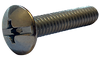 #6-32 x 2" Phillips Truss Head Machine Screws, Full Thread / Low Carbon Steel / Zinc / ASTM A307; ASME B18.6.3