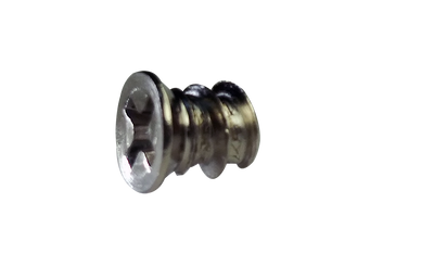 M6.3 x 7.5 mm European Drawer Slide Wood Screws / Phillips / Flat Head / Low Carbon Steel / Nickel