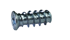 M6.3 x 14.5 mm European Drawer Slide Wood Screws / Phillips / Flat Head / Steel / Zinc