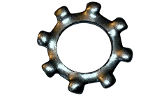 M2 External Tooth Lock Washers / 18-8 Stainless Steel / DIN6797A