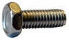 #10-32 x 3/8" Hex Head Machine Screws, Full Thread / Stainless Steel / 316 / Passivated / ASTM F593 Alloy Group 3 (316); ASME B18.6.3