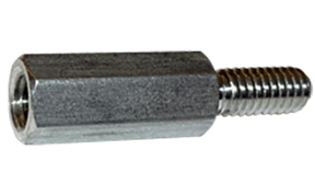 M4-0.7 x 14mm Hex Male-Female Standoffs / Aluminum