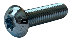 M4-0.7 x 6 mm Machine Screws / Six-Lobe (Torx®) / Button Head / Class 10.9 Steel / Zinc