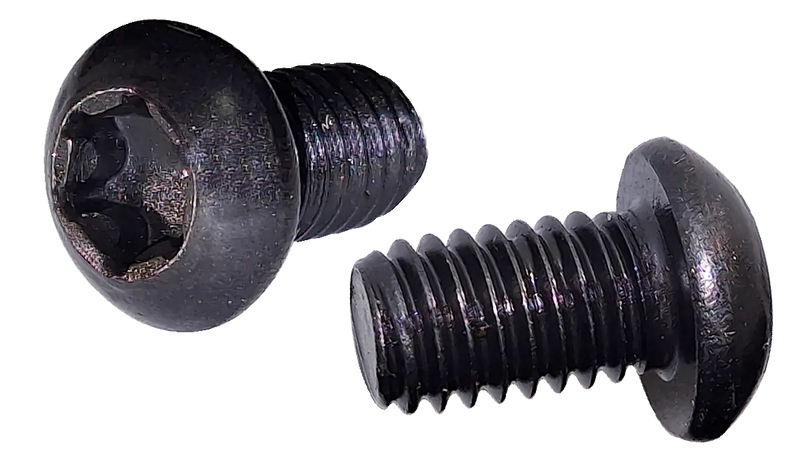 M6-1.0 x 10 mm Machine Screws / Six-Lobe (Torx®) / Button Head / 18-8 (A2) Stainless Steel / Black Oxide