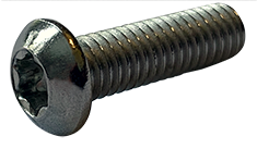 M5-0.8 x 30 mm Machine Screws / Six-Lobe (Torx®) / Button Head / 18-8 (A2) Stainless Steel