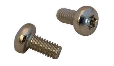 M3-0.5 x 8mm Torx Pan Head Machine Screws, Full Thread / A2 Stainless Steel / Passivated / ISO 7045